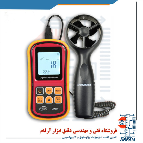 بادسنج یا فلومتر هوا بنتک BENETECH GM8901