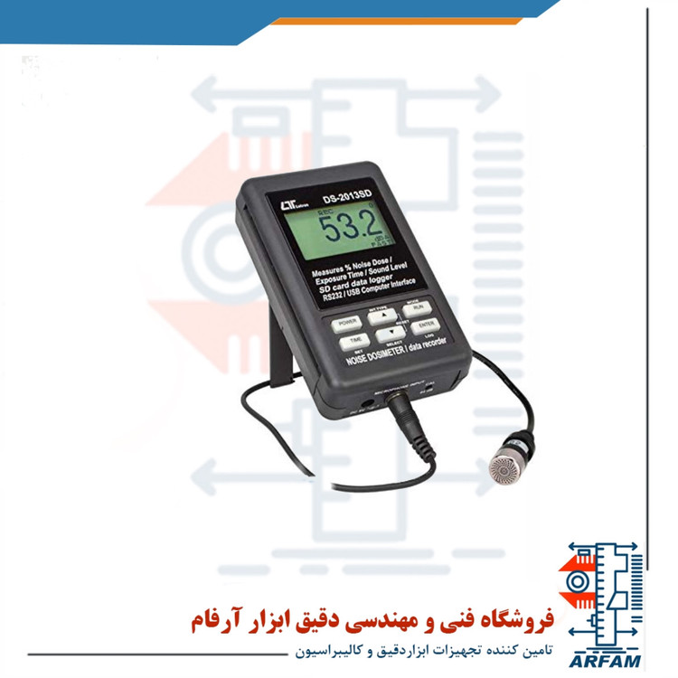 صوت سنج نویز دزیمتر و دیتالاگر LUTRON DS-2013SD
