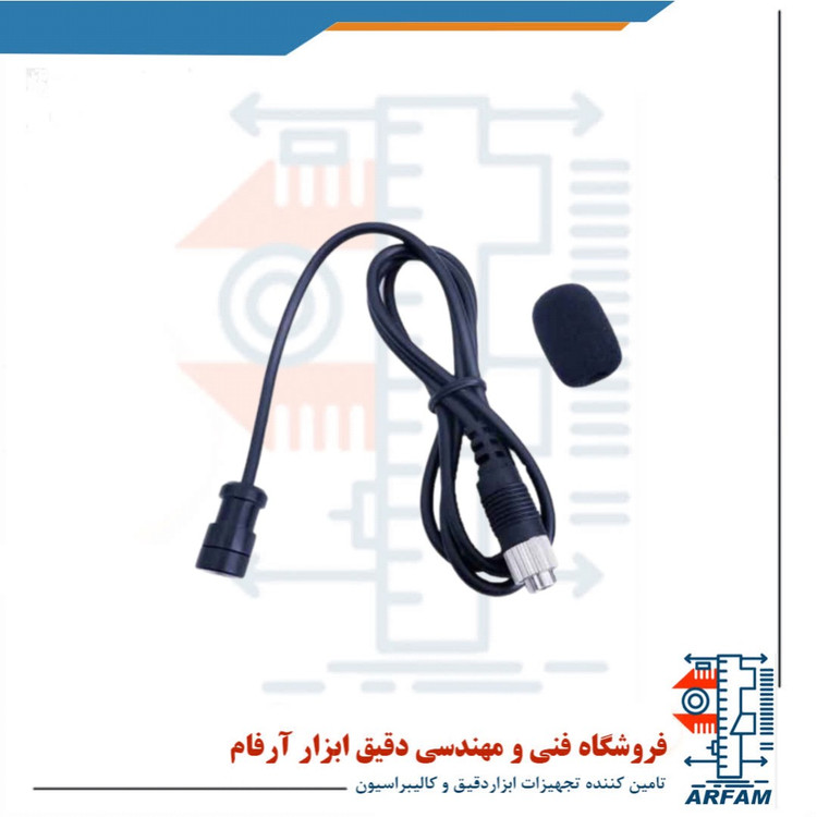 میکروفون و کابل نویز دوزیمتر صدا تی ای اس مدل Mic-TES-1354
