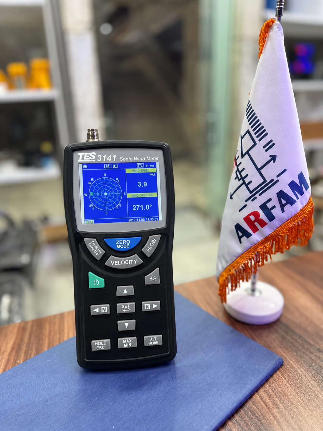 دستگاه هواشناسی بادسنج التراسونیک مدل TES-3141T