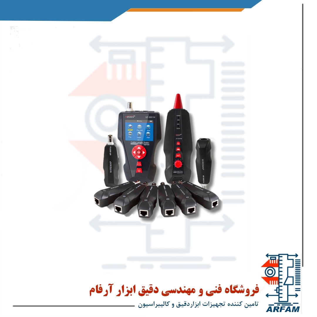تستر کابل دیجیتال نویافا مدل NF-8601W