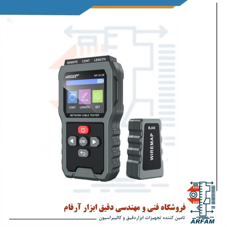 تستر کابل شبکه نویافا مدل NF-8128