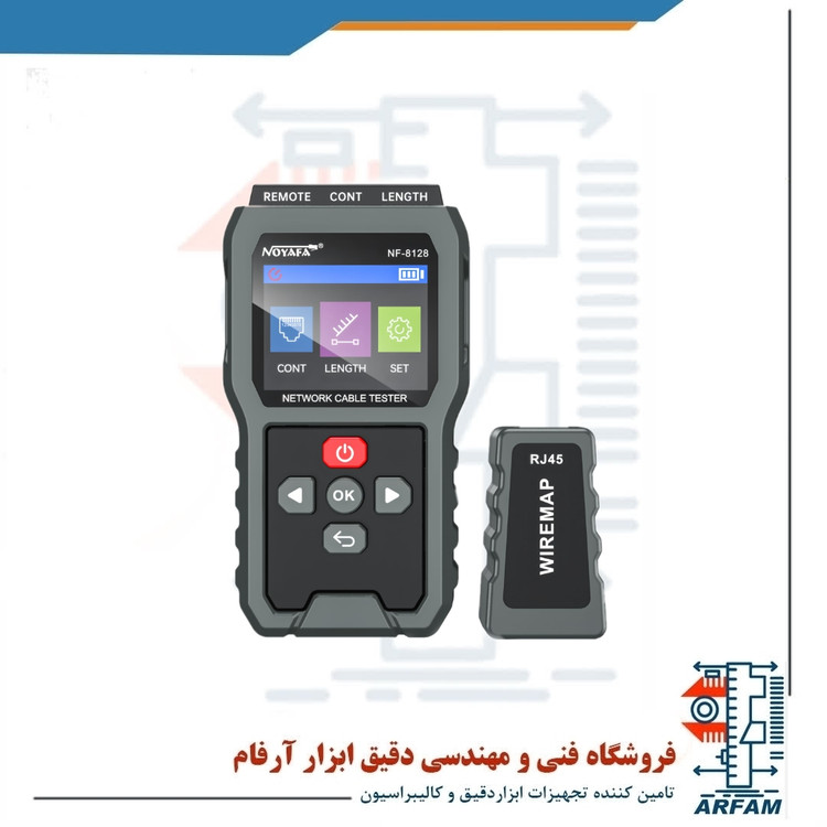 تستر کابل شبکه نویافا مدل NF-8128
