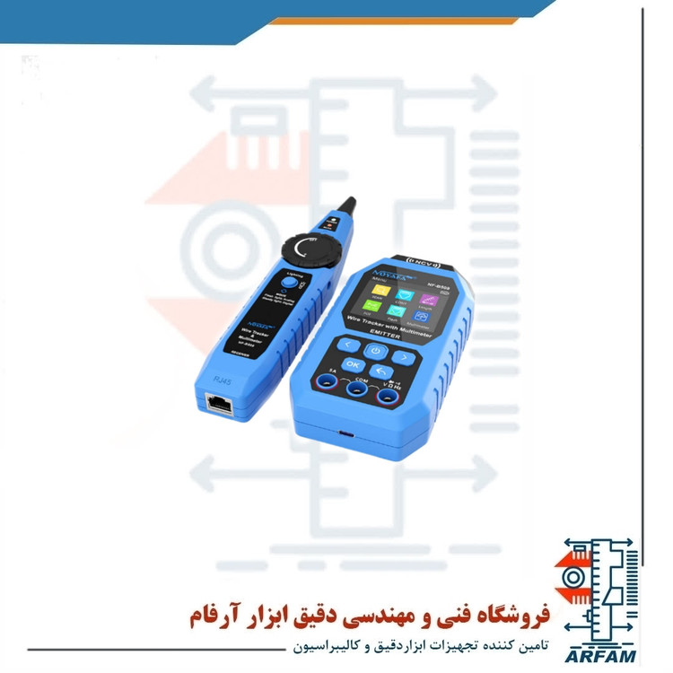 ردیاب کابل به همراه مولتی متر نویافا مدل NF-B509