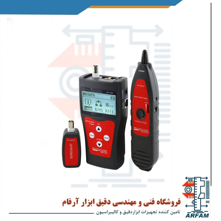 تستر شبکه و کواکسیال نویافا مدل NF-300