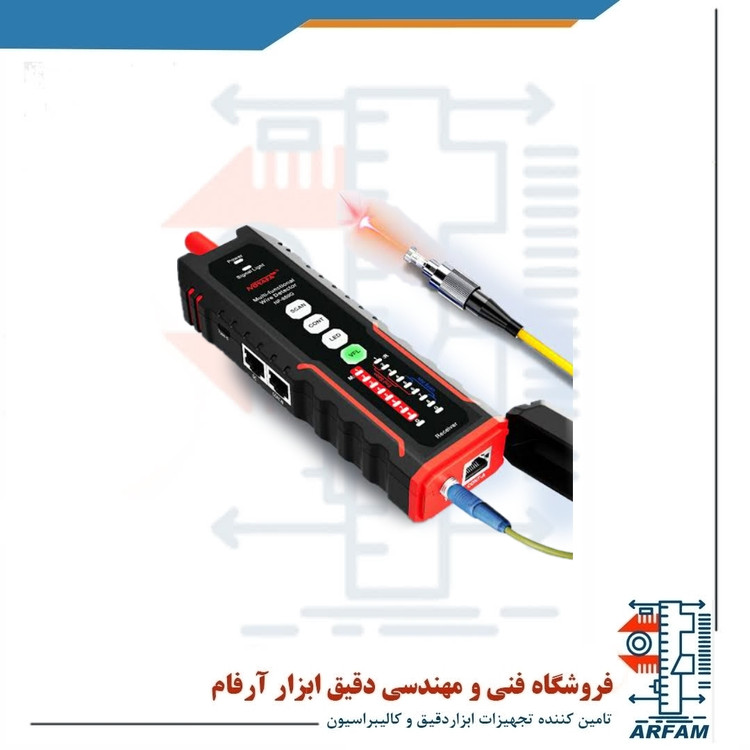 گیرنده یدکی تستر و ردیاب کابل شبکه نویافا مدل NF-859G