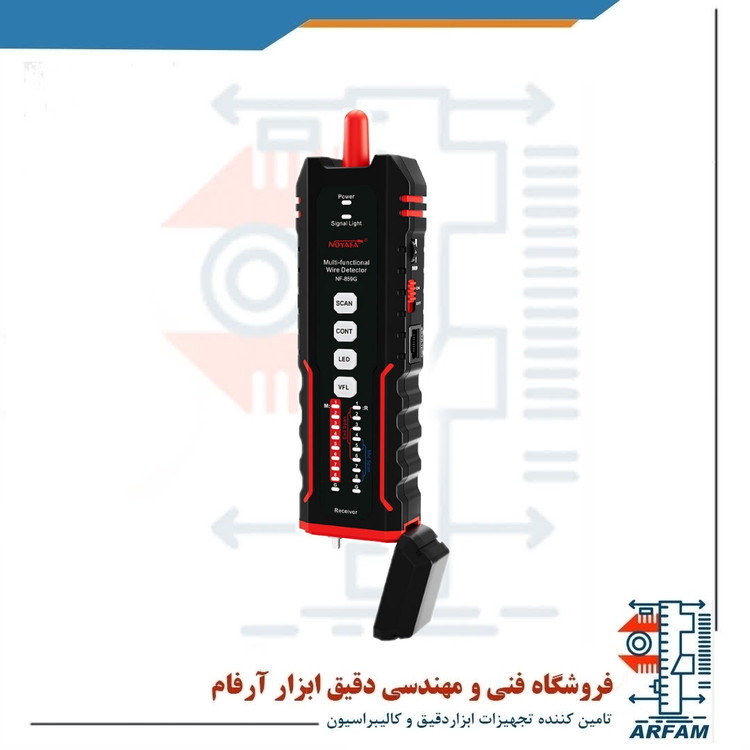 گیرنده یدکی تستر و ردیاب کابل شبکه نویافا مدل NF-859G