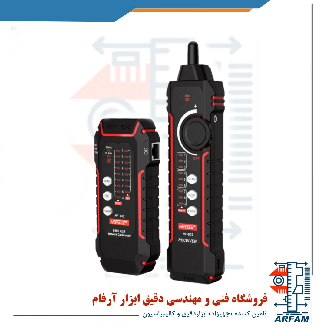تستر کابل شبکه نویافا مدل NF-802