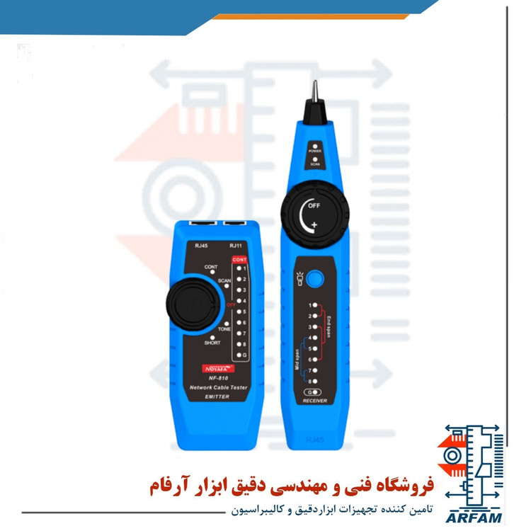 تستر کابل شبکه نویافا مدل NF-810