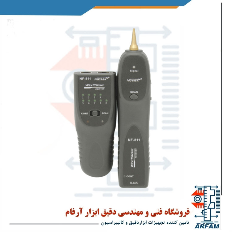 تستر کابل شبکه نویافا مدل NF-811