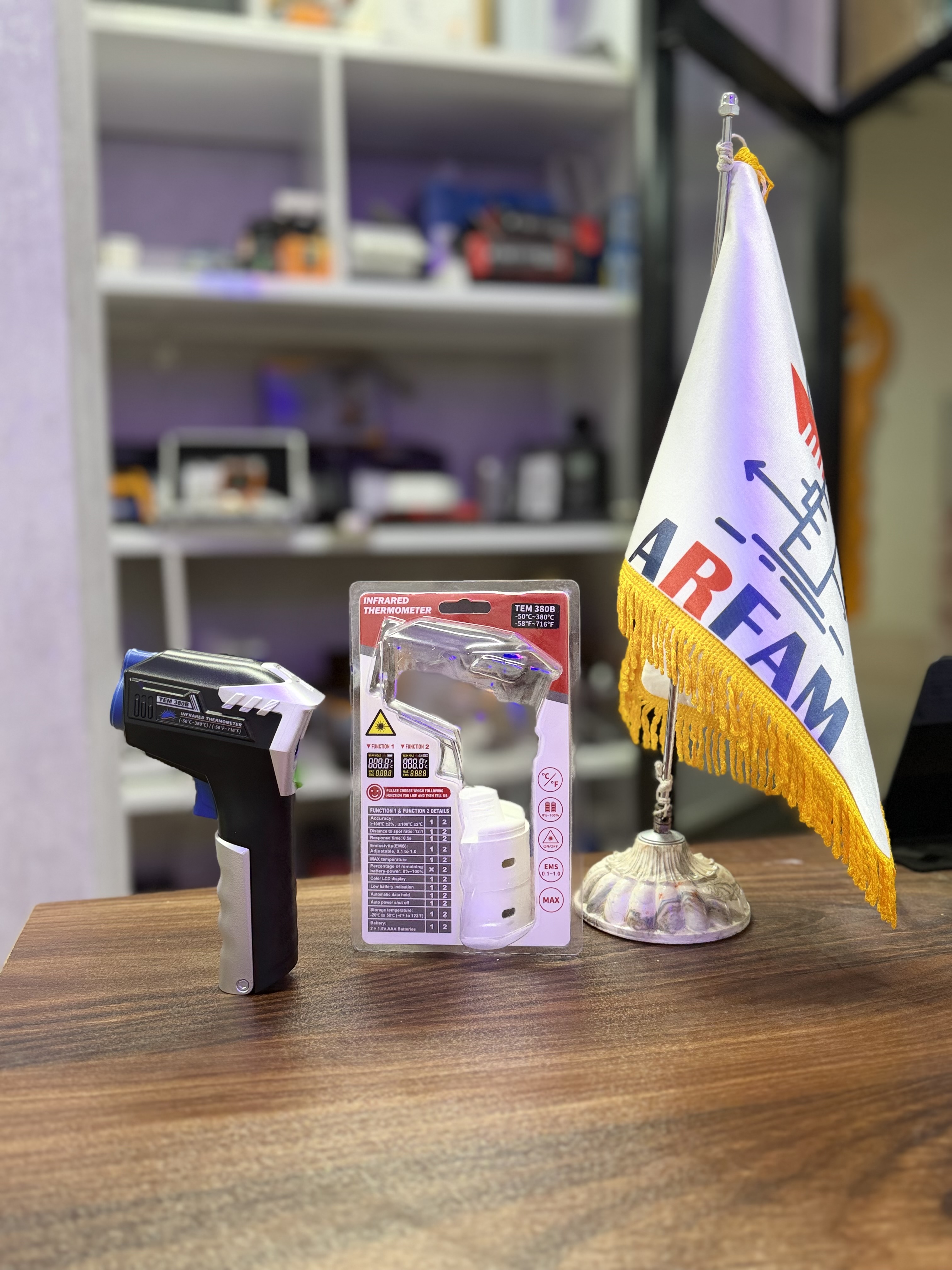ترمومتر لیزری مدل TEM380B