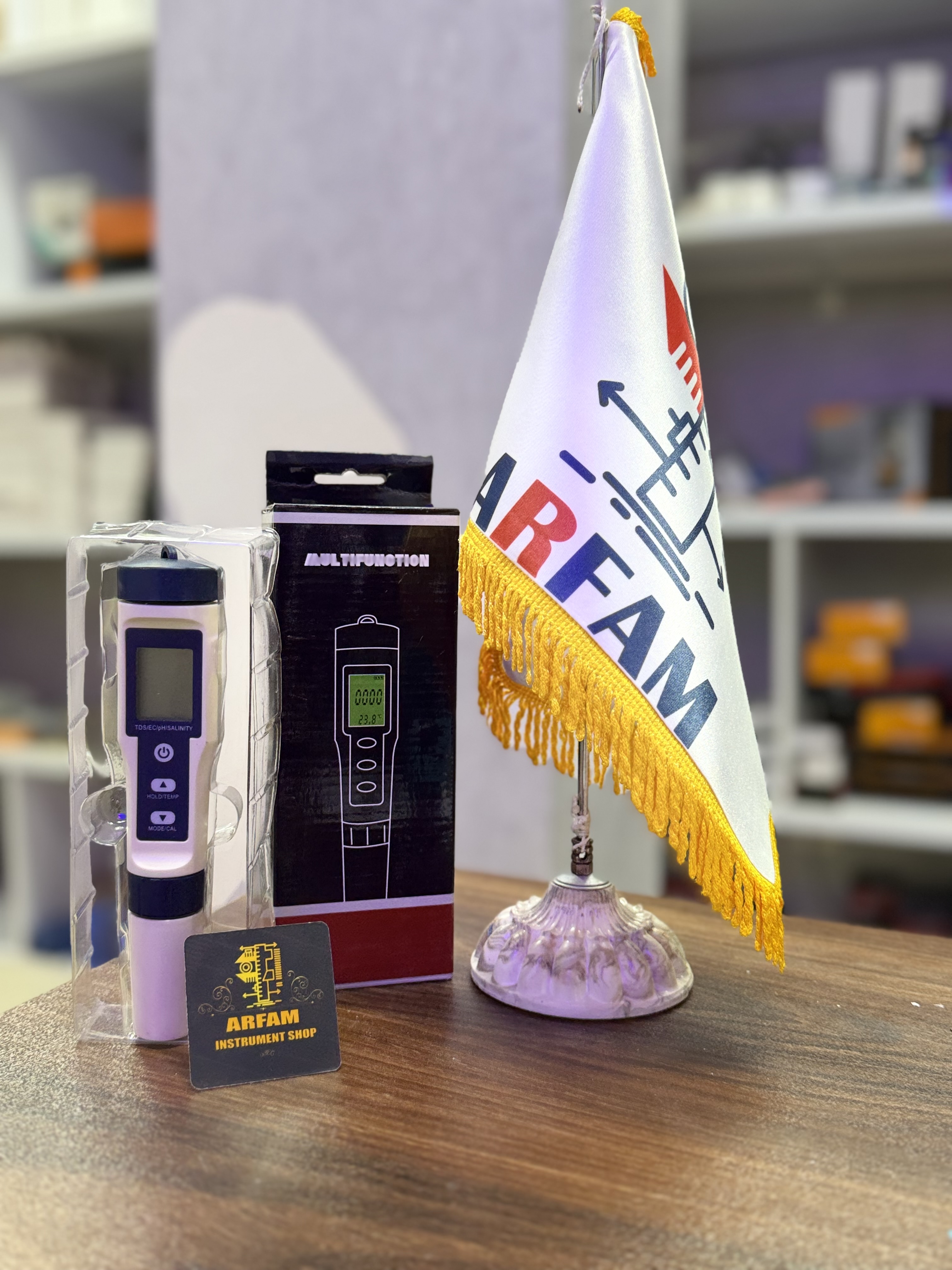 دستگاه TDS,PH,EC,SALT,TEMP متر 5 کاره EZ9909